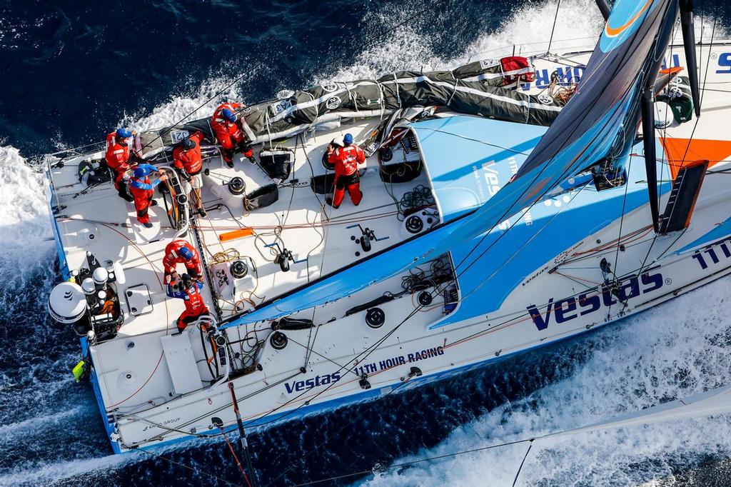 - Start Volvo Ocean Race - 22 October, 2017.<br />
 ©  Ainhoa Sanchez/Volvo Ocean Race