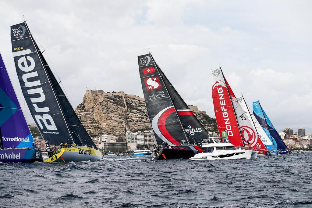 - Start Volvo Ocean Race - 22 October, 2017, 22 October, 2017. photo copyright  Pedro Martinez / Volvo Ocean Race taken at  and featuring the  class