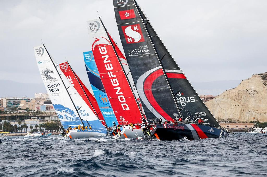 - Start Volvo Ocean Race - 22 October, 2017 22 October, 2017. photo copyright  Pedro Martinez / Volvo Ocean Race taken at  and featuring the  class