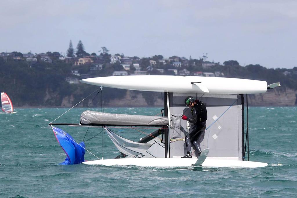 - Day 1 - Yachting New Zealand 2017 Youth Trials, Manly Sailing Club © Yachting New Zealand