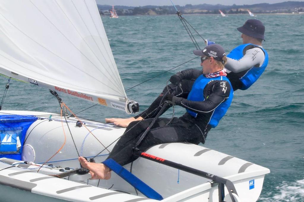 Boys 420- Yachting New Zealand 2017 Youth Trials, Manly Sailing Club © Yachting New Zealand