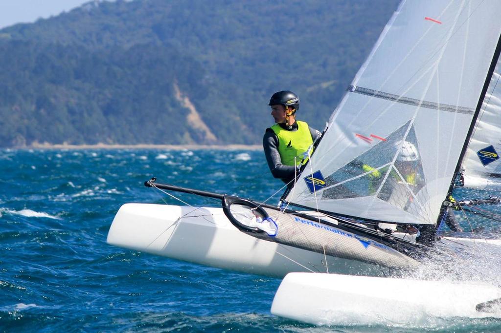 Nacra - Day 4 - Yachting New Zealand 2017 Youth Trials, Manly Sailing Club photo copyright Yachting New Zealand taken at  and featuring the  class