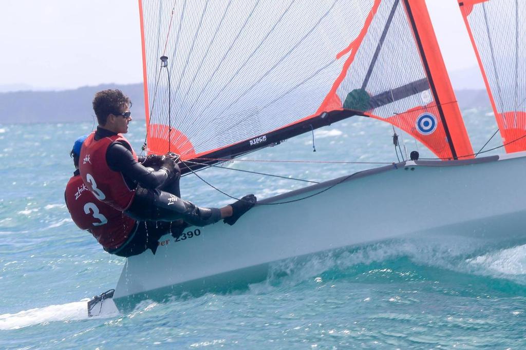 Boys 29er - Day 4 - Yachting New Zealand 2017 Youth Trials, Manly Sailing Club © Yachting New Zealand