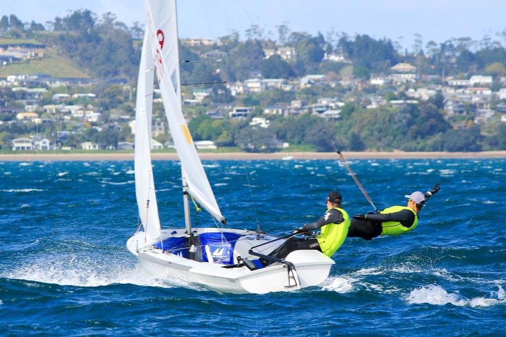 420 - Day 4 - Yachting New Zealand 2017 Youth Trials, Manly Sailing Club © Yachting New Zealand