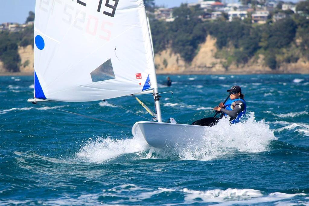 Laser Radial - Day 4 - Yachting New Zealand 2017 Youth Trials, Manly Sailing Club photo copyright Yachting New Zealand taken at  and featuring the  class