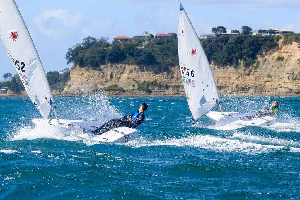 Laser Radial - Day 4 - Yachting New Zealand 2017 Youth Trials, Manly photo copyright Yachting New Zealand taken at  and featuring the  class