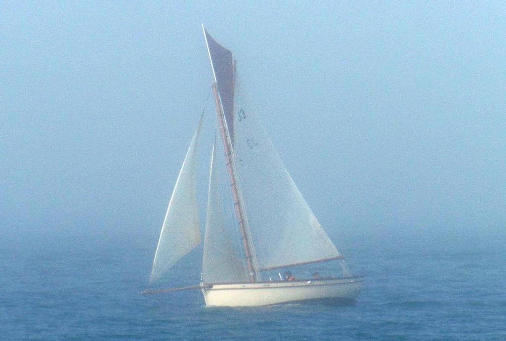 Charity in the fog - Jackson Yacht Services Bay Race Series 2017 photo copyright William Harris taken at  and featuring the  class