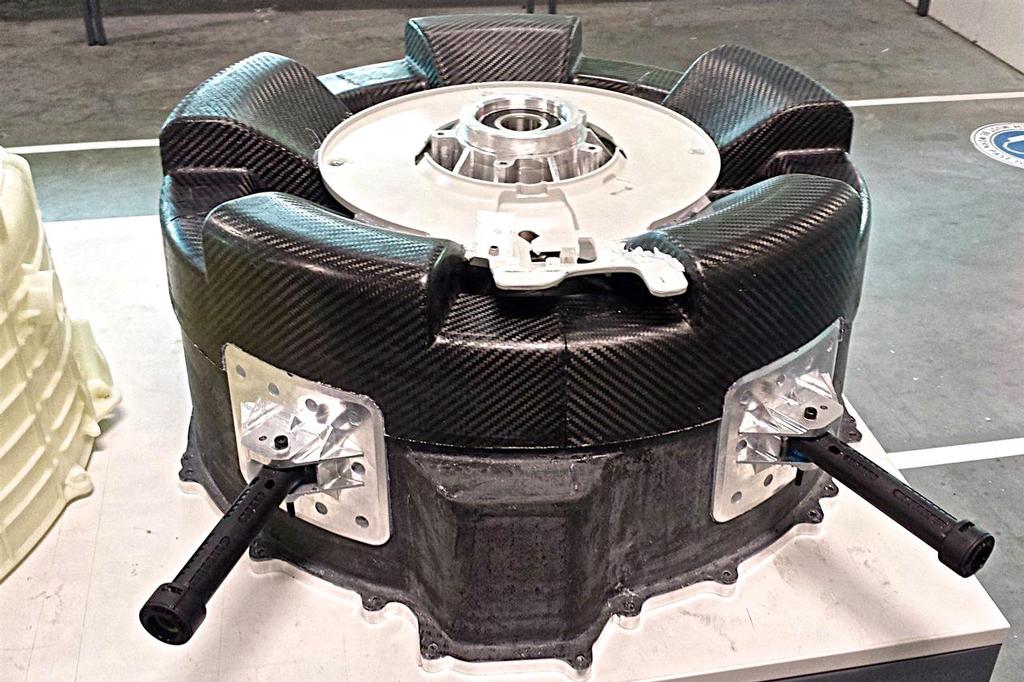 Southern Spars developed a protototype washing machine tub in carbon at a fraction of the conventional material cost. © Southern Spars