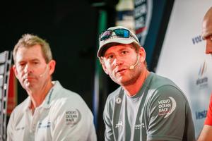 Alicante stopover. Skippers Press Conference – Volvo Ocean Race photo copyright  Pedro Martinez / Volvo Ocean Race taken at  and featuring the  class