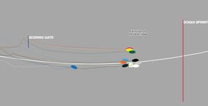 Current positions – Day 8, Race 2 – Clipper Round the World Yacht Race photo copyright Clipper Ventures taken at  and featuring the  class