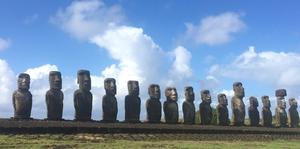 Tongariki, Easter Island photo copyright  Kristen Anderson taken at  and featuring the  class