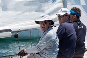Noel ``Patto`` Paterson, Brisbane Fleet Captain, looking forward to the Worlds here next year! - 2017 Etchells Queensland State Championship photo copyright Kylie Wilson / positiveimage.com.au taken at  and featuring the  class