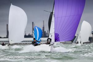 Hamble Winter Series – Round 2 photo copyright  Paul Wyeth taken at  and featuring the  class