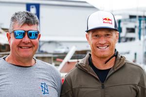 Frank Racing Skipper Simon Hull (left) with crewmate for the Coastal Classic, Jimmy Spithill - PIC Coastal Classic 2017 photo copyright Ivor Wilkins taken at  and featuring the  class