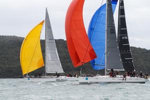 The fleet starts the summer season in full technicolour  - PIC Coastal Classic 2017 photo copyright Ivor Wilkins taken at  and featuring the  class
