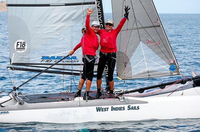 West Indies Sails – Turenne Laplace and Patrick Laplace – St Barth Cata Cup ©  Pierrick Contin http://www.pierrickcontin.fr/