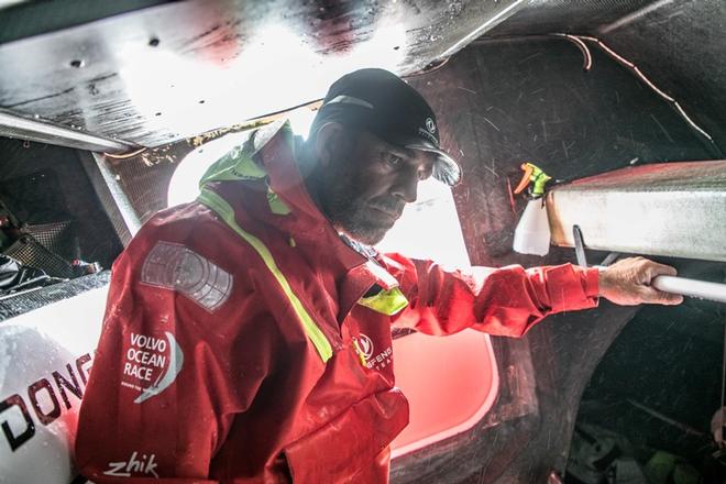 Day 16, Leg 2, Lisbon to Cape Town, morning on board Dongfeng. 20 November, 2017 – Volvo Ocean Race ©  Jeremie Lecaudey / Volvo Ocean Race