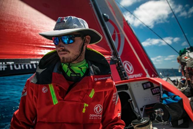 Day 19, Leg 2, Lisbon to Cape Town, morning on board Dongfeng. 23 November, 2017 – Volvo Ocean Race ©  Jeremie Lecaudey / Volvo Ocean Race