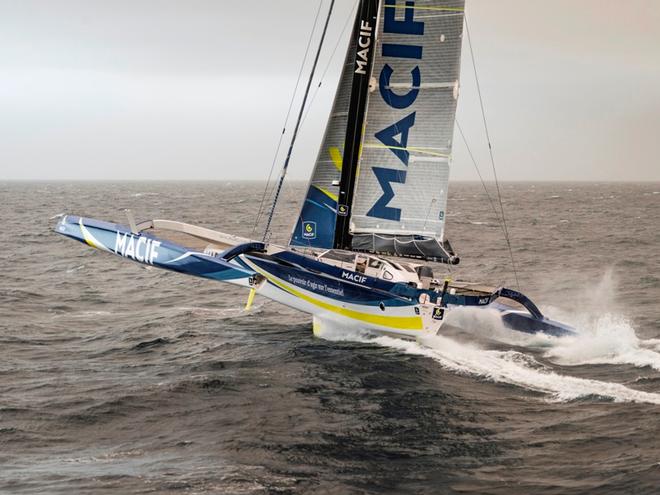 François Gabart and the MACIF trimaran ©  Jean-Marie Liot / ALeA / Macif