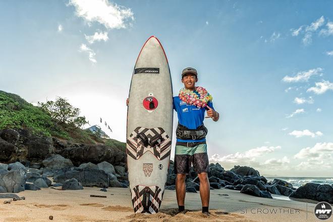 Takara Ishii  - The Aloha Classic 2017 ©  Si Crowther / IWT
