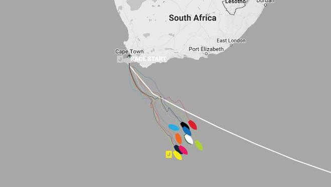 Day 3, Race 3 – Current positions – Clipper Round the World Yacht Race © Clipper Ventures