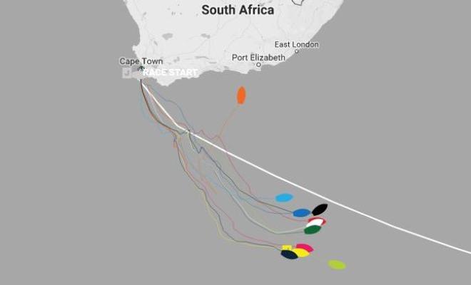 Day 4, Race 3 – Current positions – Clipper Round the World Yacht Race © Clipper Ventures