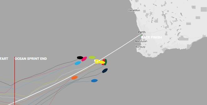 Day 23, Race 3 – Current positions – Clipper Round the World Yacht Race © Clipper Ventures