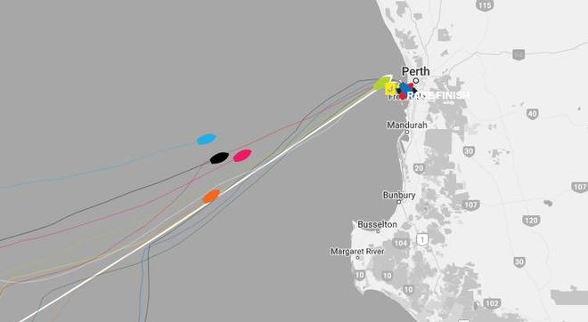 Day 25, Race 3 – Current positions – Clipper Round the World Yacht Race © Clipper Ventures