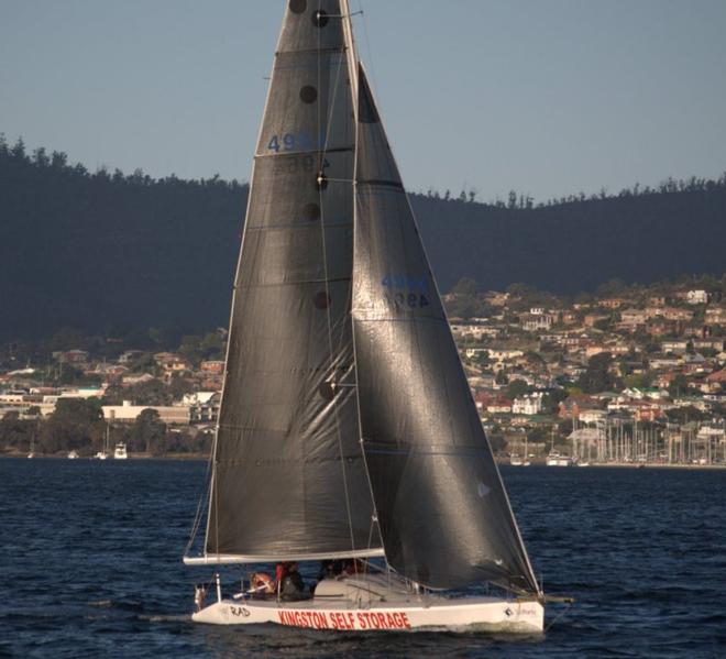 Rad from Kettering Yacht Club had a good race – Maria Island Race ©  Peter Campbell