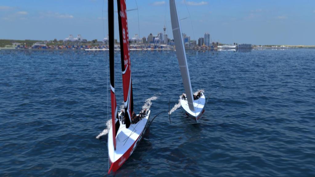 America's Cup AC75 - Class concept announcement - November 21, 2017 photo copyright Emirates Team New Zealand http://www.etnzblog.com taken at  and featuring the  class