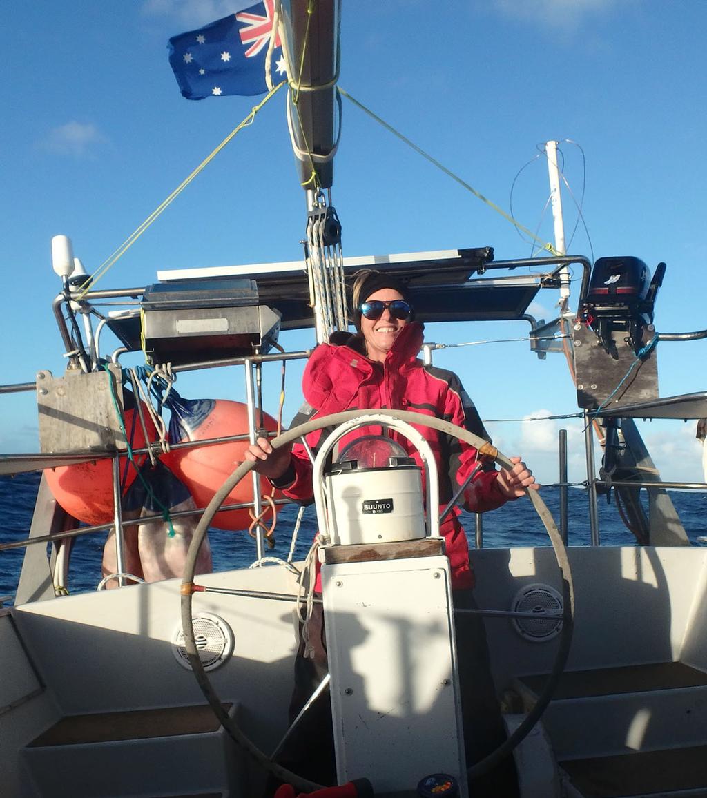 All smiles again –exhilarating sailing in the aftermath of the ECL ©  Kristen Anderson