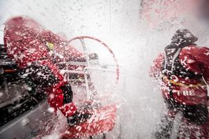 Day 16, Leg 2, Lisbon to Cape Town, on board MAPFRE. 20 November, 2017 – Volvo Ocean Race photo copyright  Ugo Fonolla / Volvo Ocean Race taken at  and featuring the  class