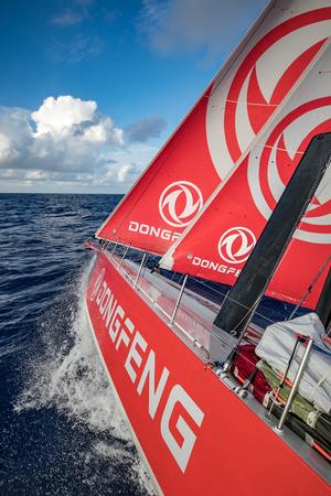 Day 11, Leg 2, Lisbon to Cape Town, on board Dongfeng. 15 November, 2017 – Volvo Ocean Race photo copyright  Jeremie Lecaudey / Volvo Ocean Race taken at  and featuring the  class