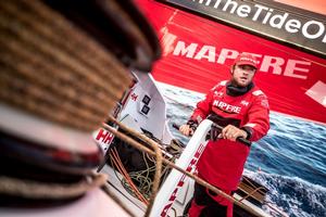 Day 10, Leg 02, Lisbon to Cape Town, on board MAPFRE - 14 November – Volvo Ocean Race photo copyright  Ugo Fonolla / Volvo Ocean Race taken at  and featuring the  class