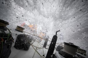 Day 1, Leg 2, Lisbon to Cape Town, on board Turn the Tide on Plastic – Volvo Ocean Race photo copyright  Sam Greenfield / Volvo Ocean Race taken at  and featuring the  class