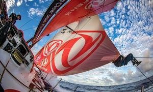 Day 12, Leg 2, Lisbon to Cape Town, on board Dongfeng. 16 November, 2017 – Volvo Ocean Race photo copyright  Jeremie Lecaudey / Volvo Ocean Race taken at  and featuring the  class