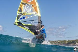 Takuma Sugi  - The Aloha Classic 2017 photo copyright  Si Crowther / IWT taken at  and featuring the  class