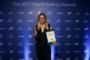Marit Bouwmeester wins female Rolex WSOY photo copyright World Sailing taken at  and featuring the  class