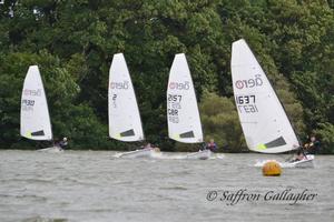 RS Aeros at Sutton Bingham in June – Magic Marine RS Aero UK Southern Circuit photo copyright  Saffron Gallagher taken at  and featuring the  class