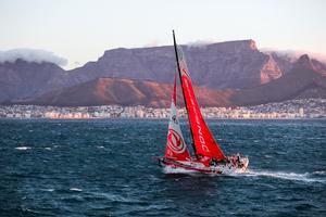 Leg 2. Arrivals from Lisbon to Cape Town. Photo by Ainhoa Sanchez/Volvo Ocean Race. 24 November, 2017. photo copyright  Ainhoa Sanchez/Volvo Ocean Race taken at  and featuring the  class