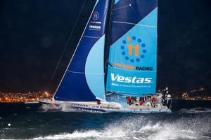 Vestas Leg 2. Arrivals from Lisbon to Cape Town - 24 November, 2017. photo copyright  Pedro Martinez / Volvo Ocean Race taken at  and featuring the  class