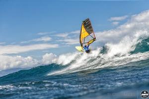 Day 6 – Rob Funk the legend still ripping at Ho'okipa! – Aloha Classic photo copyright  Si Crowther / IWT taken at  and featuring the  class