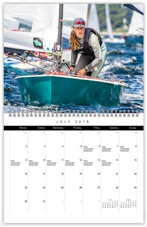 2018 OK Dinghy Calendar photo copyright  Robert Deaves taken at  and featuring the  class