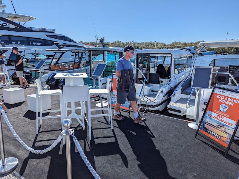 Out and about at the Sanctuary Cove International Boat Show photo copyright Mark Jardine taken at  and featuring the  class