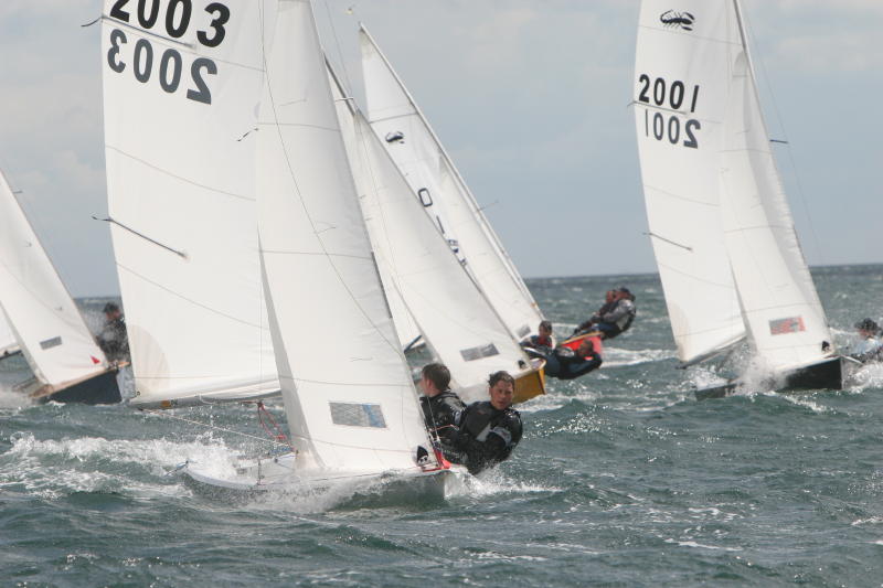Action from the Scorpion nationals at Bridlington photo copyright Dave Walker / www.fotoboat.com taken at Royal Yorkshire Yacht Club and featuring the Scorpion class
