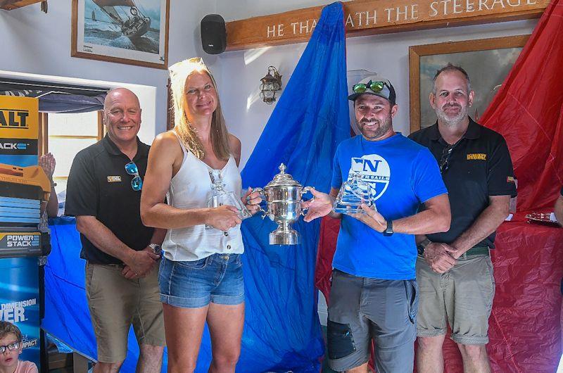 Tom Gillard and Rachael Gray win the 2022 Scorpion Nationals at Looe photo copyright Lee Whitehead / www.photolounge.co.uk taken at Looe Sailing Club and featuring the Scorpion class