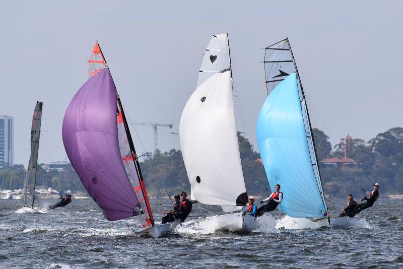 Perth Waters Coaching Regatta photo copyright Graeme Everett taken at Perth Dinghy Sailing Club and featuring the 16ft Skiff class