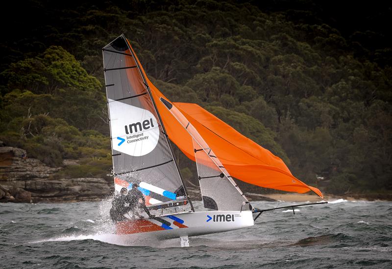 Imei - 16ft Skiff Winter Series 2021 - Sydney Australia photo copyright Michael Chittenden @SailMedia taken at Manly 16ft Skiff Sailing Club and featuring the 16ft Skiff class