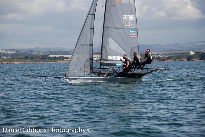 18ft Skiff UK Nationals at Plymouth day 3 photo copyright Daniel Gibbons taken at Mount Batten Centre for Watersports and featuring the 18ft Skiff class