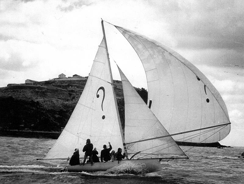 New Zealand's 18ft Skiff Racing Record: 1952 and 1954, Intrigue photo copyright Graham Mander collection taken at Australian 18 Footers League and featuring the 18ft Skiff class